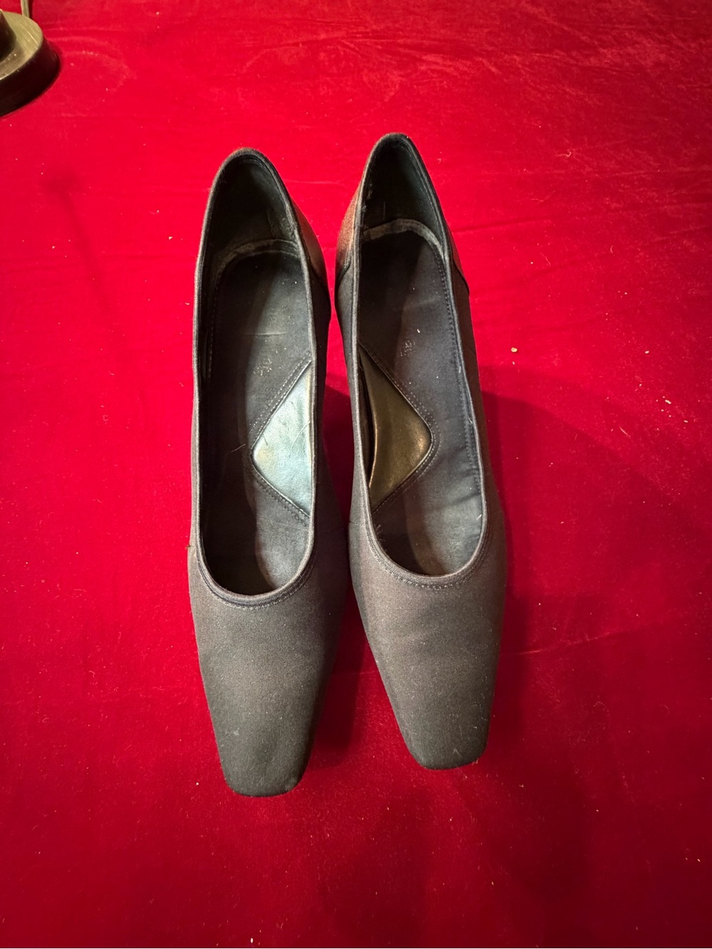 AEROSOLES Black Square-Toe Women's Heels